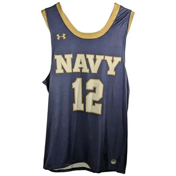 Under Armour Other Navy Midshipmen Mens Basketball Jersey